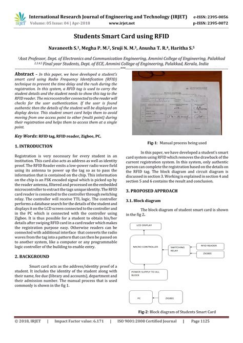 student smart card pdf|rfid card for students.